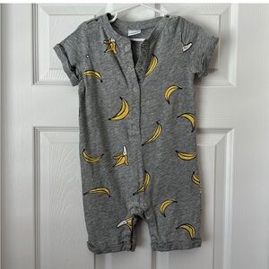 Hanna Andersson Banana Romper 18-24mos